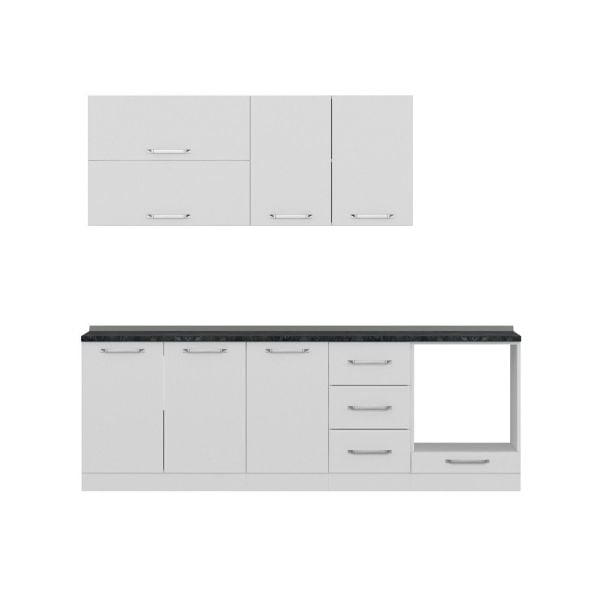 Minar 240 Cm Mutfak Dolabı Beyaz 240-B4