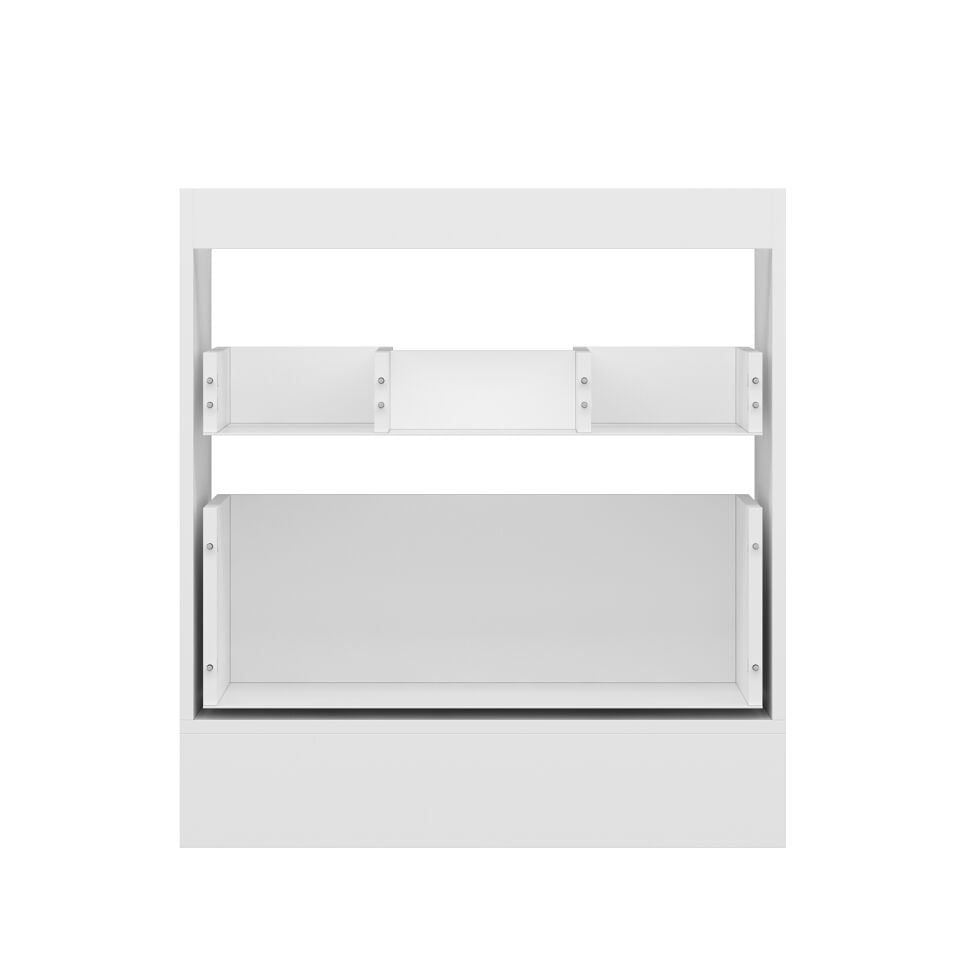 Alvinka Mutfak Modül Mbr_B Alt 2Ç 80Cm Evye Dolap Beyaz Kumtaşı