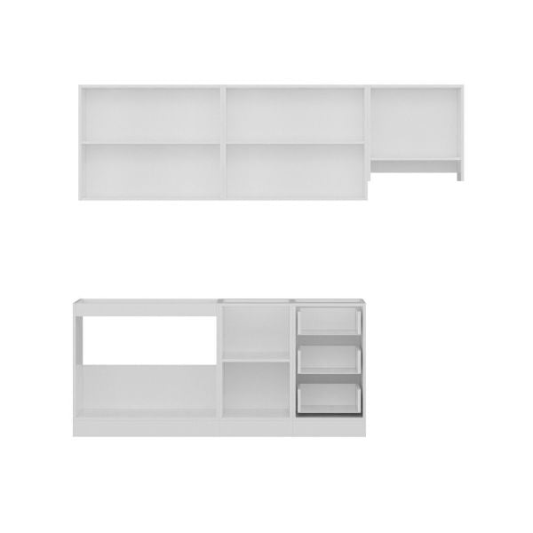 Minar 240 Cm Mutfak Dolabı Beyaz 240-B5