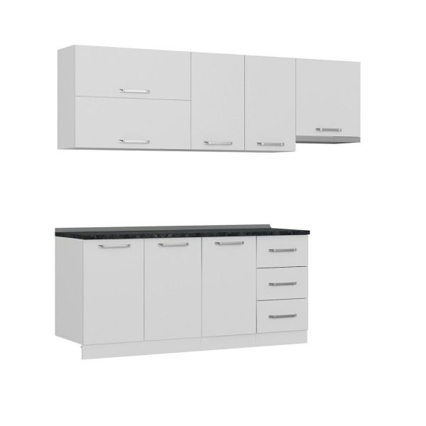 Minar 240 Cm Mutfak Dolabı Beyaz 240-B5