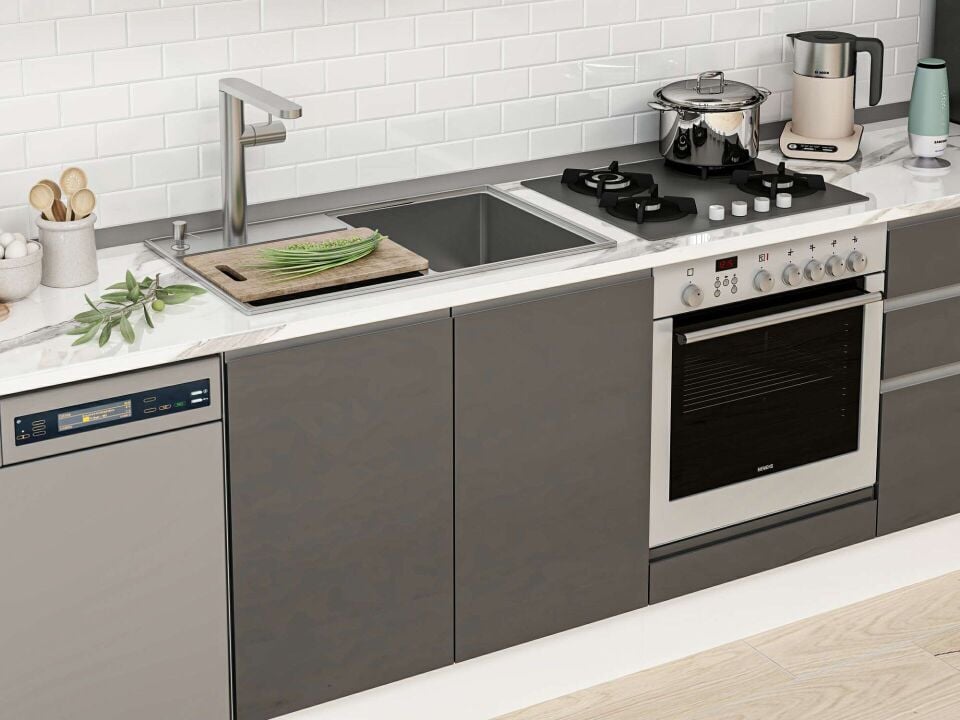 Alvinka 320X210 Cm High Gloss Mutfak Dolabı M-E80S60S60-2