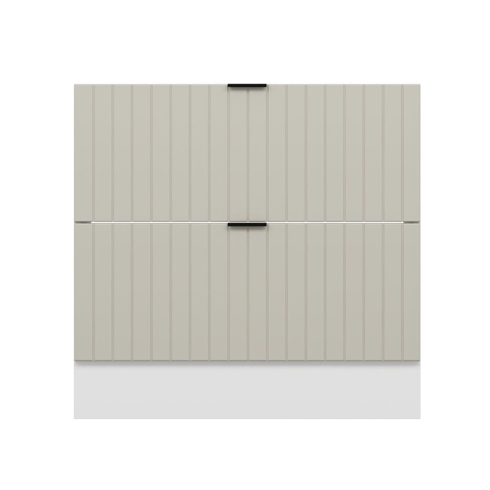 Alvinka Mutfak Modül Mbr_B Alt 2Ç 90Cm Evye Dolap Beyaz Kumtaşı