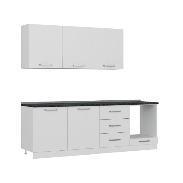 Minar 240 Cm Mutfak Dolabı Beyaz 240-B7