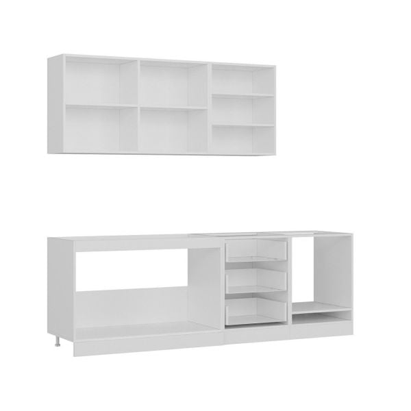 Minar 240 Cm Mutfak Dolabı Beyaz 240-B7