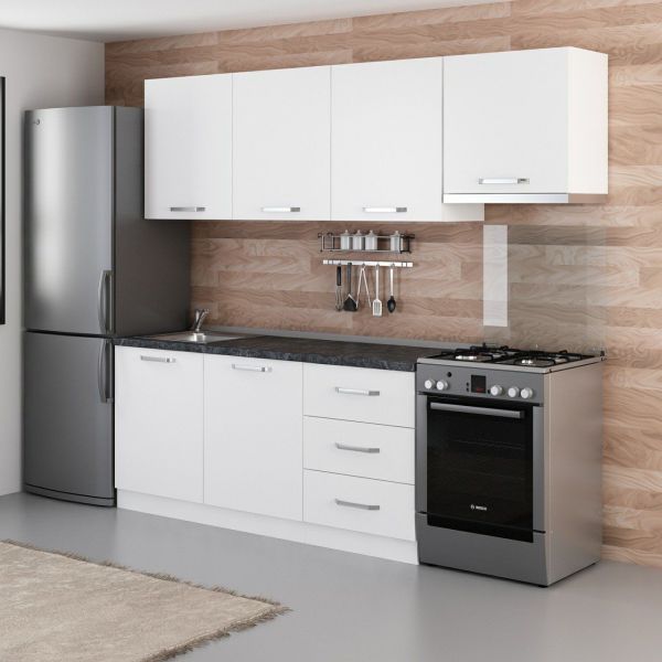 Minar 240 Cm Mutfak Dolabı Beyaz 240-B8