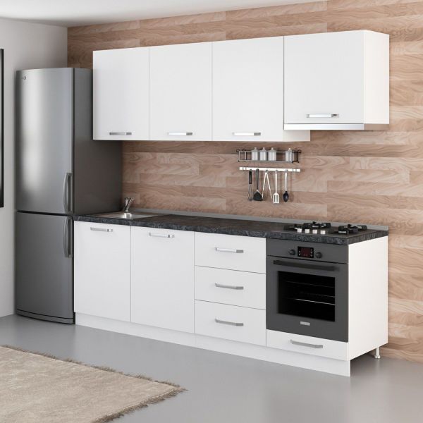 Minar 240 Cm Mutfak Dolabı Beyaz 240-B9