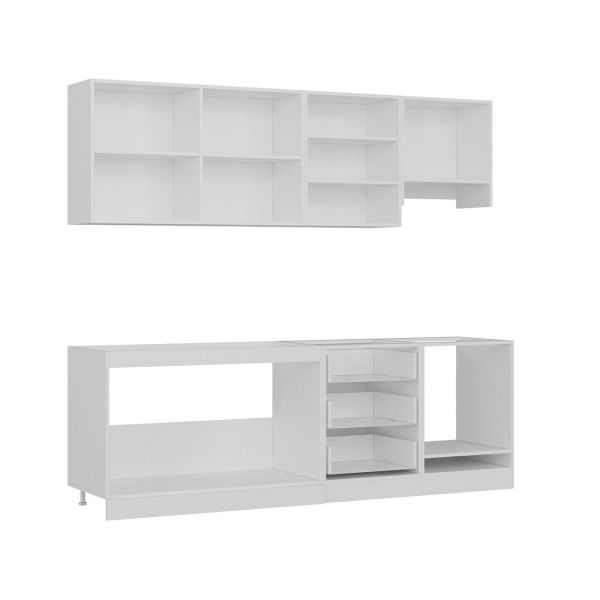 Minar 240 Cm Mutfak Dolabı Beyaz 240-B9