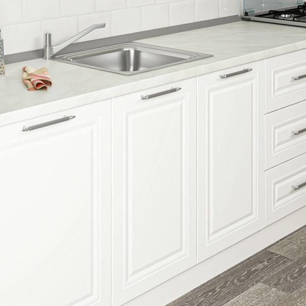 Mi̇nar 270 Cm Mebran C Mutfak Dolabi Beyaz 270-mcb2