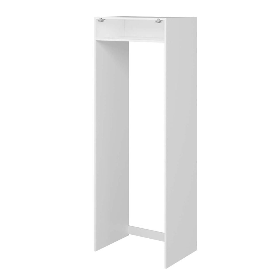 Alvinka Mutfak Modül Hg_J 80-H222Cm Buz Dolabı Beyaz Antrasit
