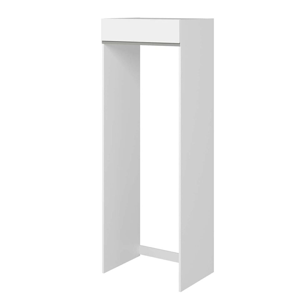 Alvinka Mutfak Modül Hg_J 80-H222Cm Buz Dolabı Beyaz Beyaz