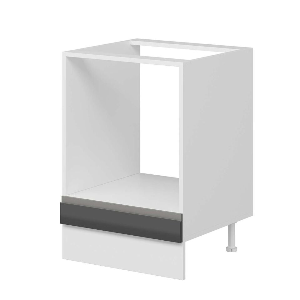 Alvinka Mutfak Modül Hg_J Alt 1K 60Cm Ank Dolap Beyaz Antrasit