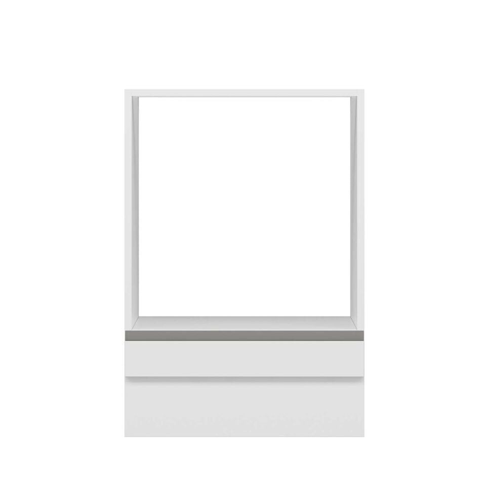 Alvinka Mutfak Modül Hg_J Alt 1K 60Cm Ank Dolap Beyaz Beyaz