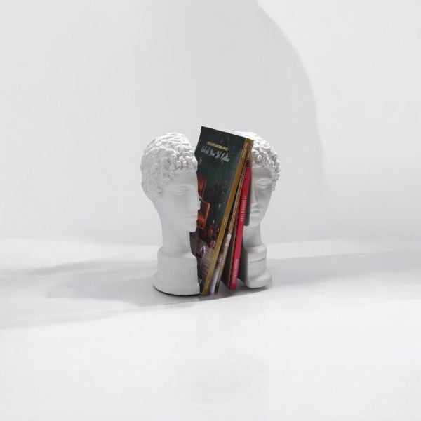 Hermes Kitap Tutucu Beyaz