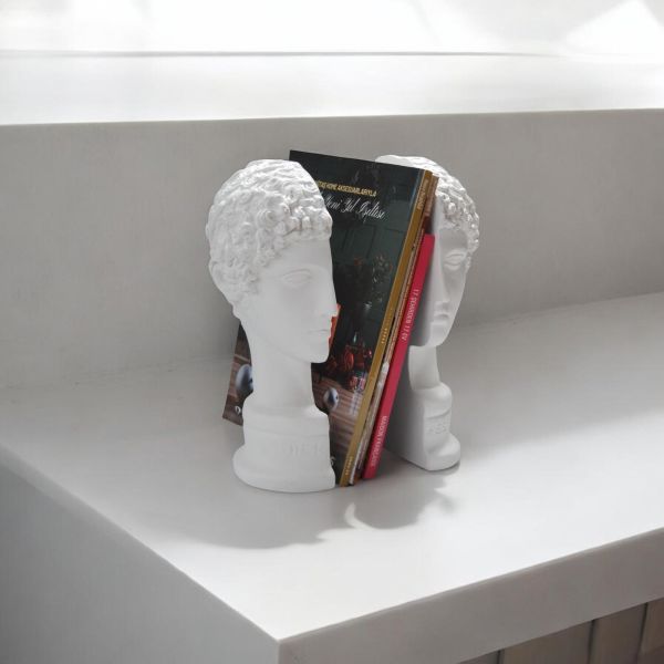 Hermes Kitap Tutucu Beyaz