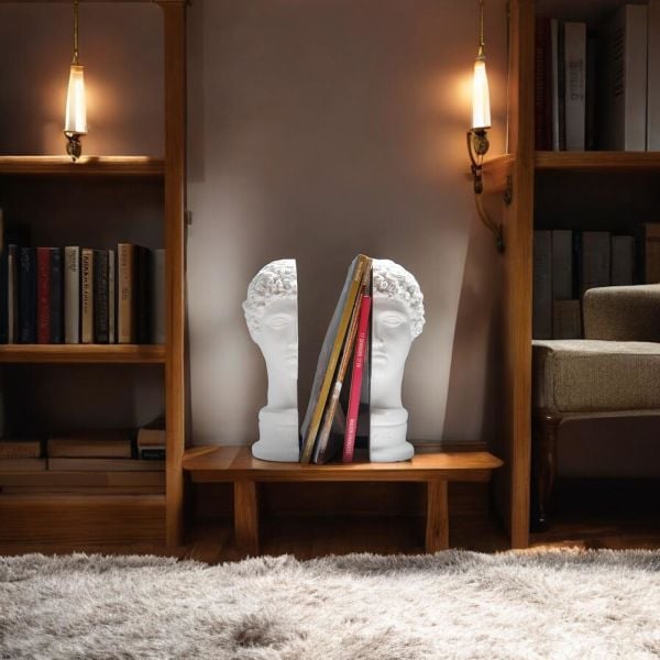 Hermes Kitap Tutucu Beyaz