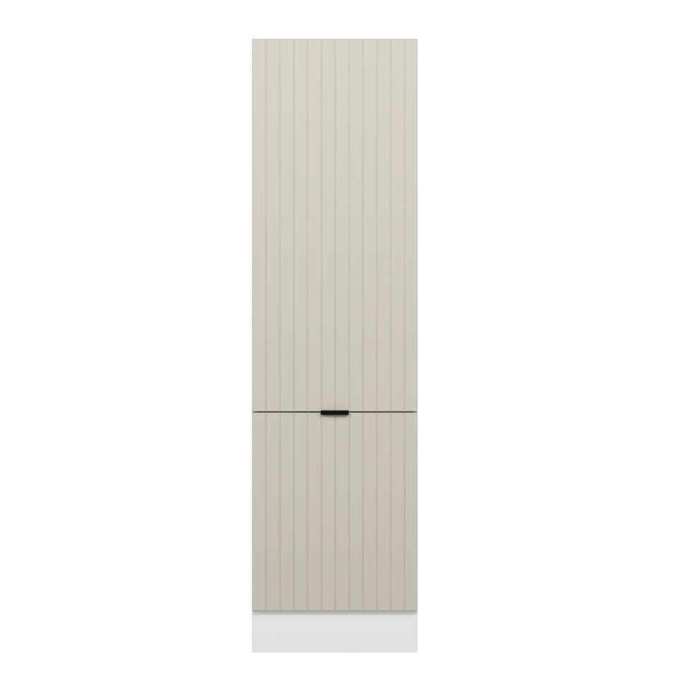 Alvinka Mutfak Modül Mbr_B 60-H222Cm Boy Dolabı Beyaz Kumtaşı Suntalam