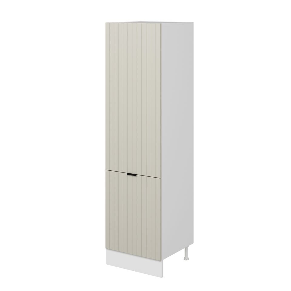 Alvinka Mutfak Modül Mbr_B 60-H222Cm Boy Dolabı Beyaz Kumtaşı Mdf