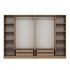 Minar Kale 6 Bölmeli 4 Ç Giyinme Dolabı Dore