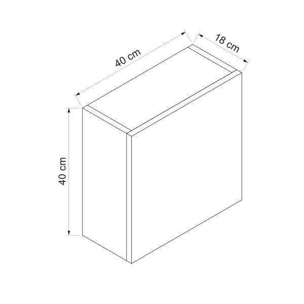 Bade Ecza Dolabı 40 Cm - Beyaz