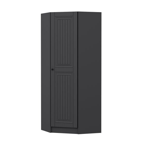 Kale 1 Kapaklı Köşe Dolap Antrasit Mebran Antrasit İlkbahar
