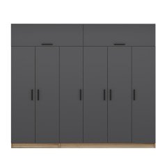 Minar Kale 6 Kapaklı 2 Ç Dolap Ve Yüklük Dore Antrasit