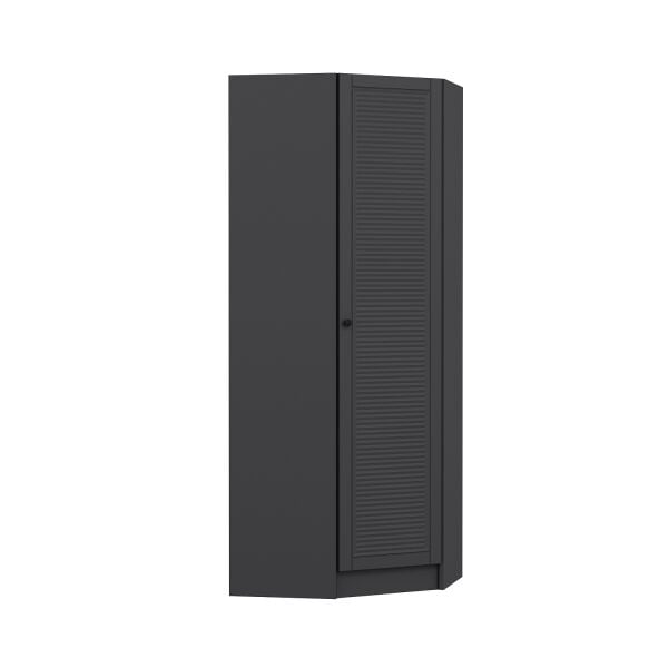 Kale 1 Kapaklı Köşe Dolap Antrasit Mebran Panjur
