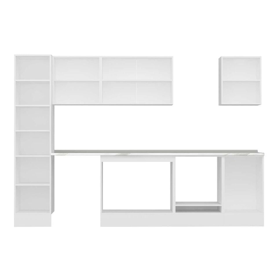 Alvinka 295X210 Cm High Gloss Mutfak Dolabı Mb-E80B45S50-3