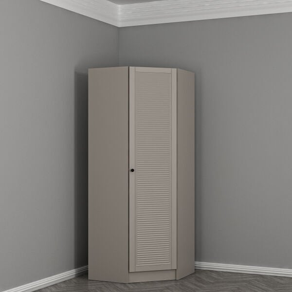 Kale 1 Kapaklı Köşe Dolap Kumtaşı Mebran Panjur