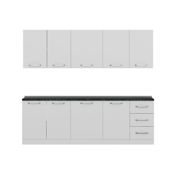 Minar 245 Cm Mutfak Dolabı Beyaz 245-B1