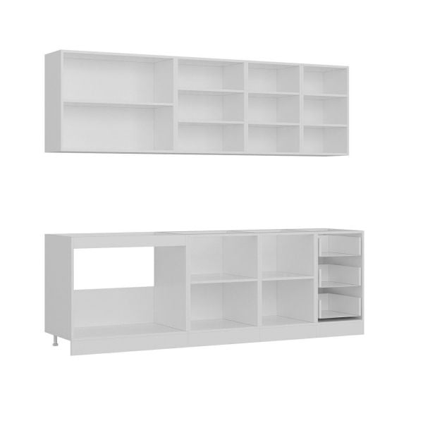 Minar 245 Cm Mutfak Dolabı Beyaz 245-B1