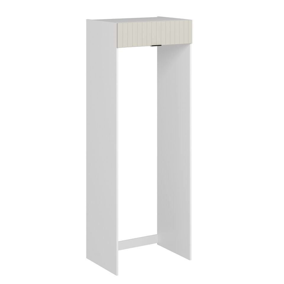 Alvinka Mutfak Modül Mbr_B 80-H222Cm Buz Dolabı Beyaz Kumtaşı