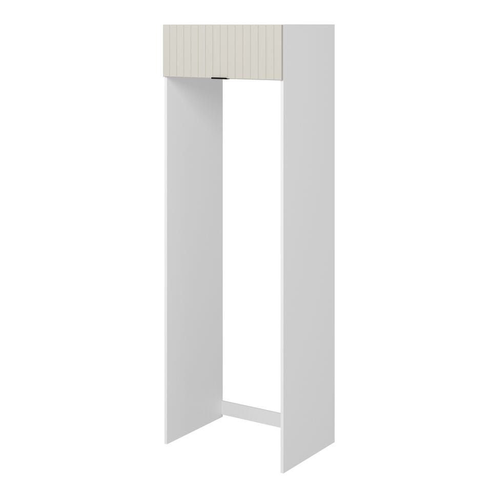 Alvinka Mutfak Modül Mbr_B 80-H240Cm Buz Dolabı Beyaz Kumtaşı