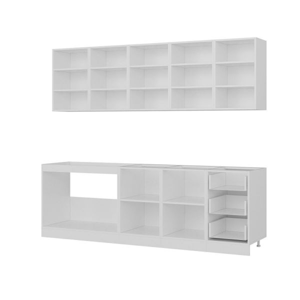 Minar 245 Cm Mutfak Dolabı Beyaz 245-B3