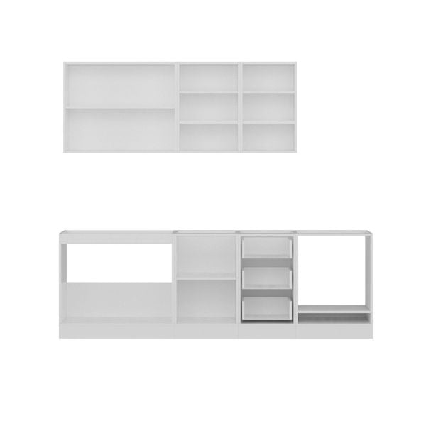 Minar 245 Cm Mutfak Dolabı Beyaz 245-B4