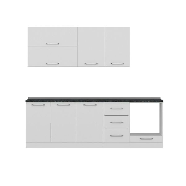 Minar 245 Cm Mutfak Dolabı Beyaz 245-B4