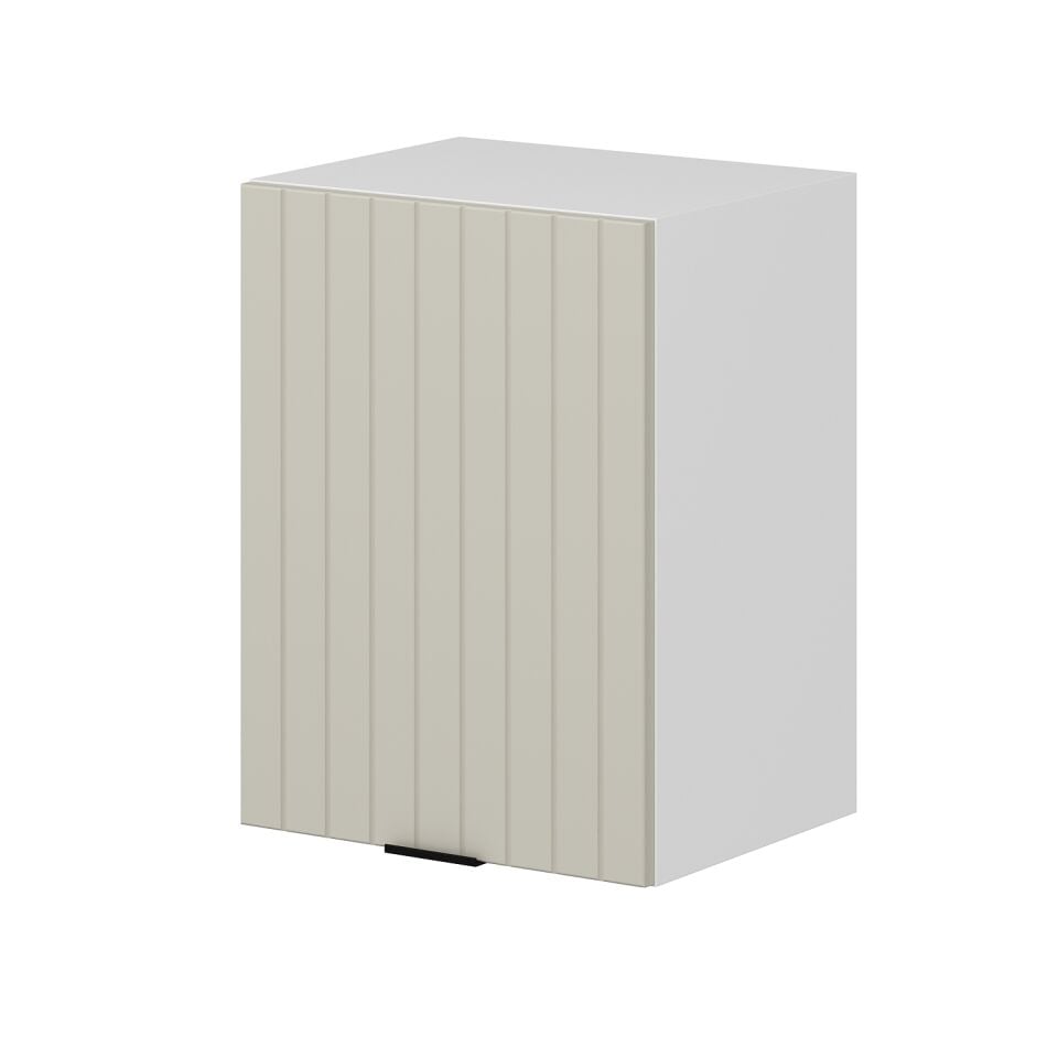 Alvinka Mutfak Modül Mbr_B Üst 1Dk1R 45-H60Cm Dolap Beyaz Kumtaşı