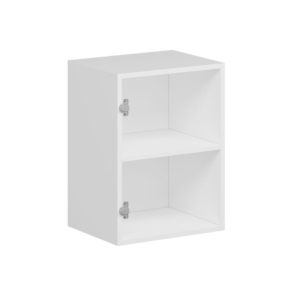 Alvinka Mutfak Modül Mbr_B Üst 1Dk1R 45-H60Cm Dolap Beyaz Kumtaşı