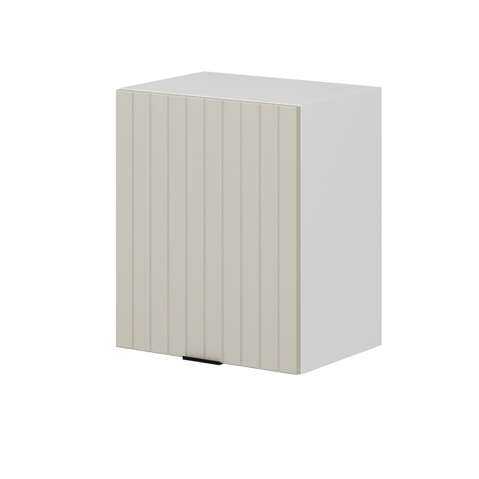 Alvinka Mutfak Modül Mbr_B Üst 1Dk1R 50-H60Cm Dolap Beyaz Kumtaşı Mdf