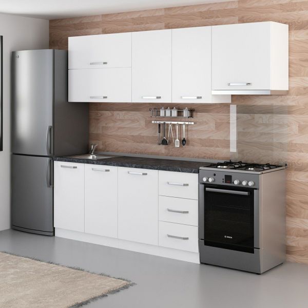 Minar 245 Cm Mutfak Dolabı Beyaz 245-B5