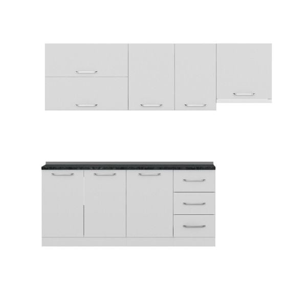 Minar 245 Cm Mutfak Dolabı Beyaz 245-B5