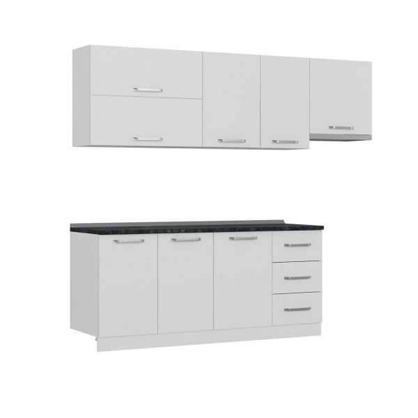 Minar 245 Cm Mutfak Dolabı Beyaz 245-B5