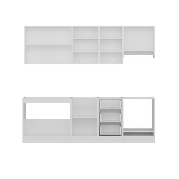 Minar 245 Cm Mutfak Dolabı Beyaz 245-B6