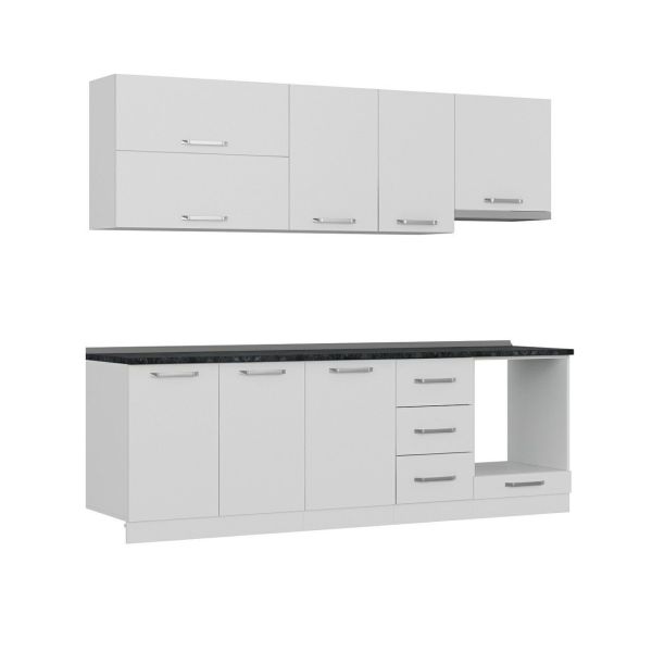 Minar 245 Cm Mutfak Dolabı Beyaz 245-B6