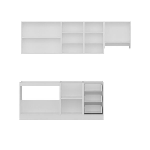 Minar 245 Cm Mutfak Dolabı Beyaz 245-B8