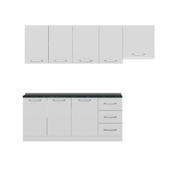 Minar 245 Cm Mutfak Dolabı Beyaz 245-B8