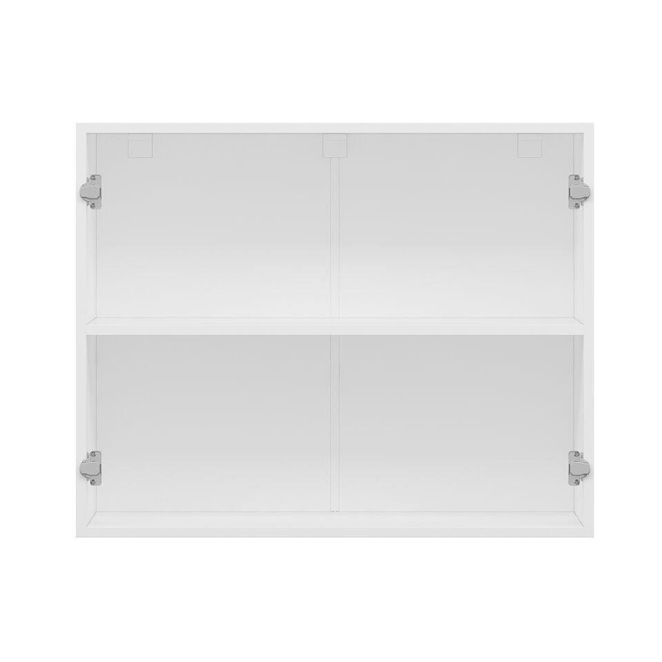 Alvinka Mutfak Modül Mbr_B Üst 2Dk1R 90-H72Cm Dolap Beyaz Kumtaşı