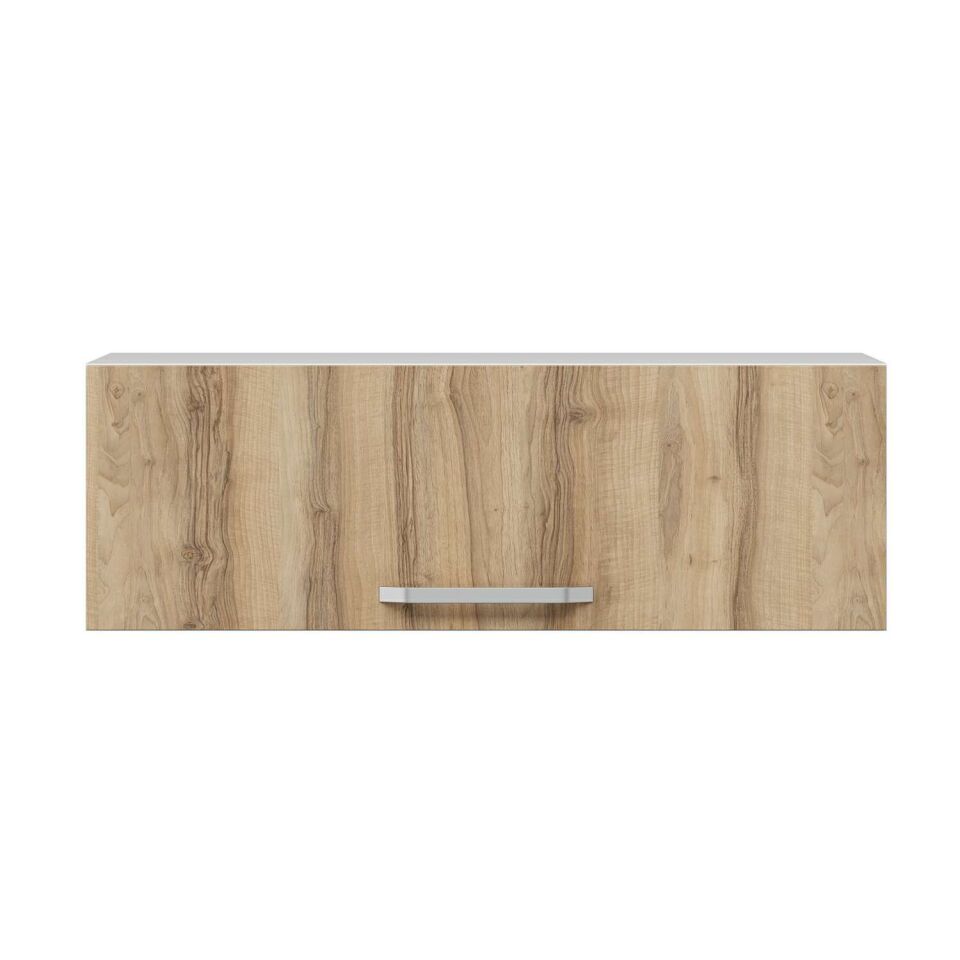 Alvinka Mutfak Modül Duz Üst 1Yk 90-H30Cm Yuk Dolap Beyaz Dore Mdf