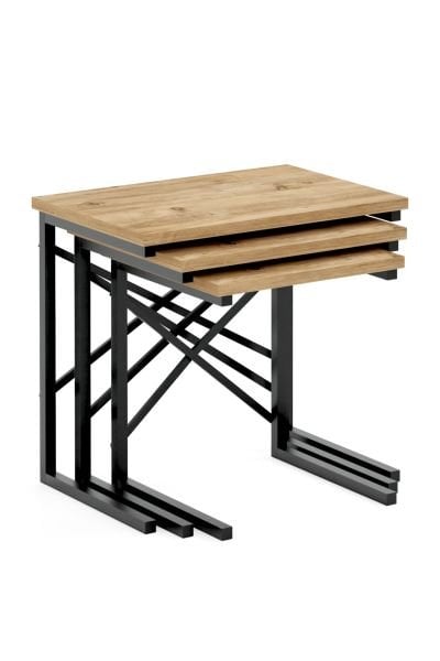 Cera Zg1 3Lü Zigon Sehpa - Atlantik Çam