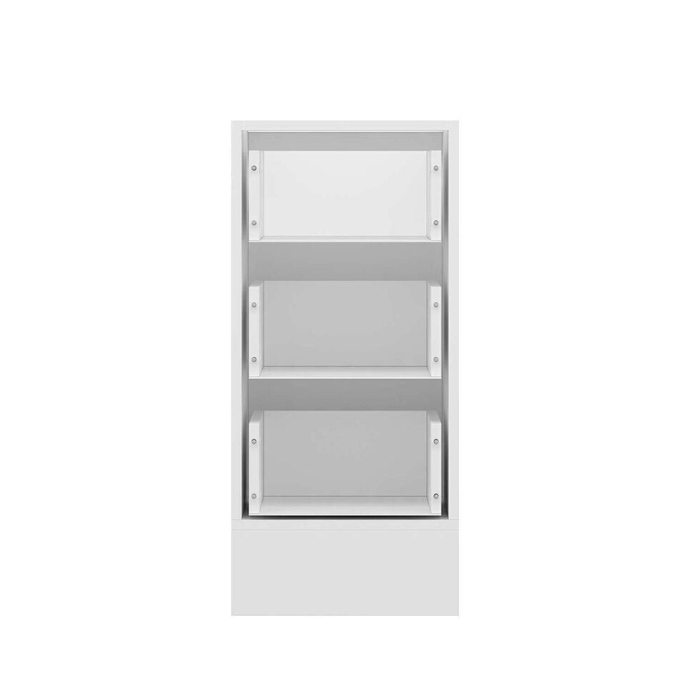 Alvinka Mutfak Modül Hg_J Alt 3Ç 40Cm Dolap Beyaz Beyaz