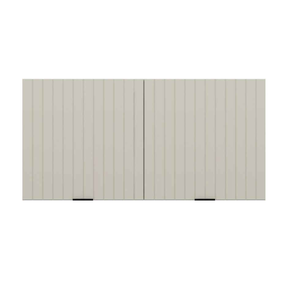 Alvinka Mutfak Modül Mbr_B Üst 2Dk1R 120-H60Cm Dolap Beyaz Kumtaşı Mdf
